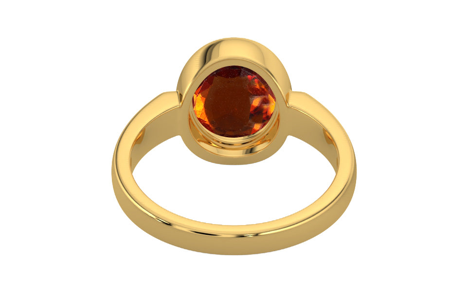 Gold Hessonite Garnet Ring Rare Quality (R6)