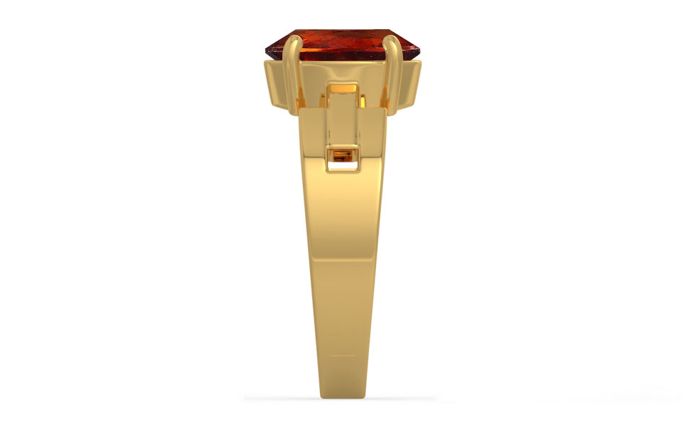 Gold Hessonite Garnet Ring Rare Quality (R8)