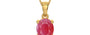 Gold Ruby Pendant Fine Quality (P10)