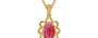 Gold Ruby Pendant Fine Quality (P3)