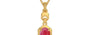 Gold Ruby Pendant Fine Quality (P6)