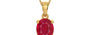 Gold Ruby Pendant Limited Quality (P10)