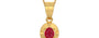 Gold Ruby Pendant Limited Quality (P11)