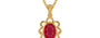 Gold Ruby Pendant Limited Quality (P3)