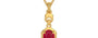 Gold Ruby Pendant Limited Quality (P6)