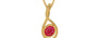 Gold Ruby Pendant Prime Quality (P1)