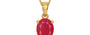 Gold Ruby Pendant Prime Quality (P10)