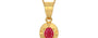 Gold Ruby Pendant Prime Quality (P11)