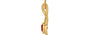 Gold Ruby Pendant Rare Quality (P1)