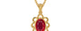 Gold Ruby Pendant Rare Quality (P3)