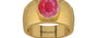 Gold Ruby Ring Fine Quality (R1)