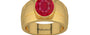 Gold Ruby Ring Limited Quality (R1)