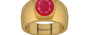 Gold Ruby Ring Prime Quality (R1)