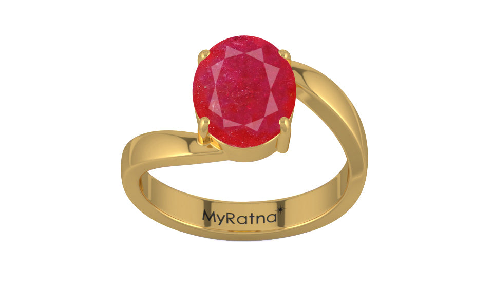 Gold Ruby Ring Prime Quality (R2)