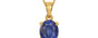 Gold Thailand Blue Sapphire Pendant Fine Quality (P10)