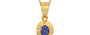 Gold Thailand Blue Sapphire Pendant Fine Quality (P11)