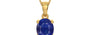 Gold Thailand Blue Sapphire Pendant Prime Quality (P10)