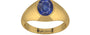 Gold Thailand Blue Sapphire Ring Fine Quality (R12)