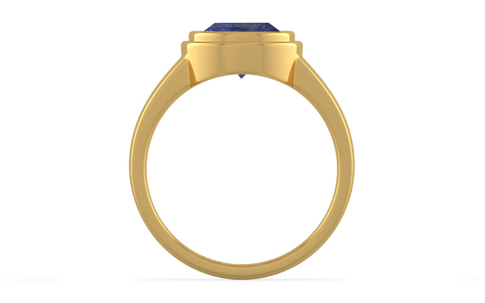 Gold Thailand Blue Sapphire Ring Fine Quality (R3)