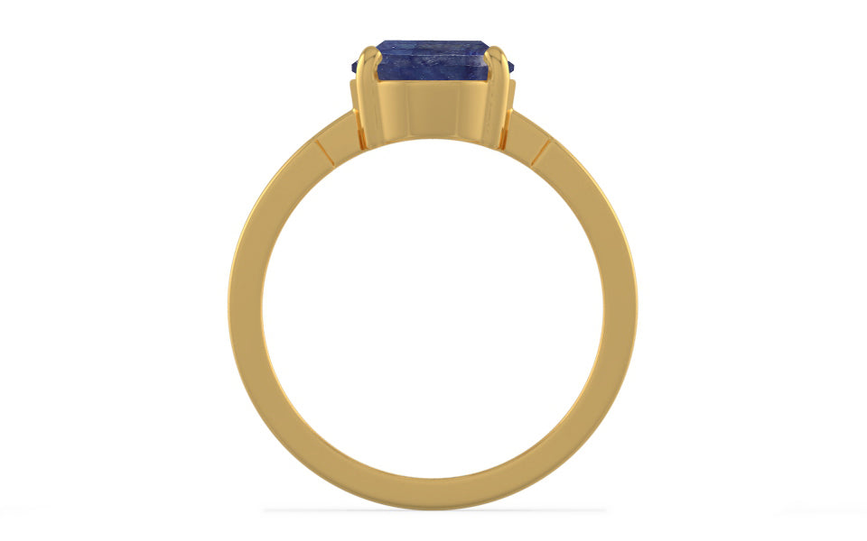 Gold Thailand Blue Sapphire Ring Fine Quality (R8)
