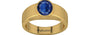 Gold Thailand Blue Sapphire Ring Limited Quality (R10)
