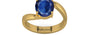 Gold Thailand Blue Sapphire Ring Limited Quality (R2)