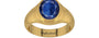 Gold Thailand Blue Sapphire Ring Limited Quality (R7)