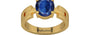 Gold Thailand Blue Sapphire Ring Limited Quality (R8)