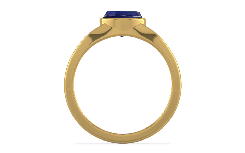 Gold Thailand Blue Sapphire Ring Prime Quality (R10)
