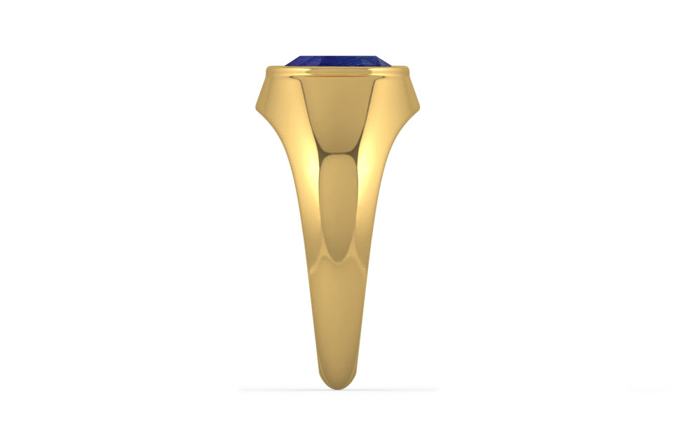 Gold Thailand Blue Sapphire Ring Prime Quality (R12)