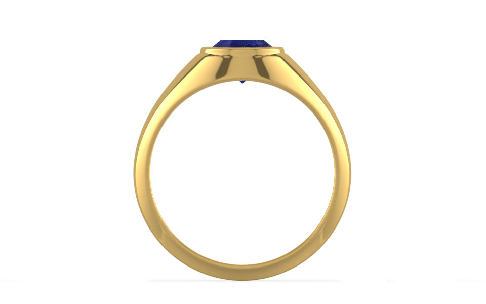 Gold Thailand Blue Sapphire Ring Prime Quality (R12)