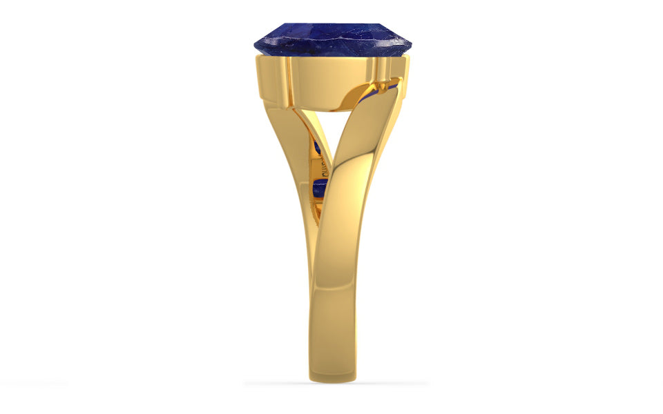 Gold Thailand Blue Sapphire Ring Prime Quality (R2)