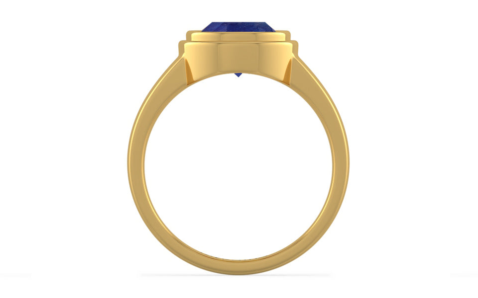 Gold Thailand Blue Sapphire Ring Prime Quality (R3)