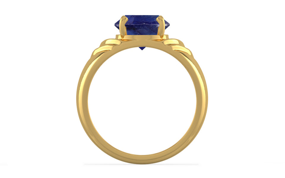 Gold Thailand Blue Sapphire Ring Prime Quality (R4)