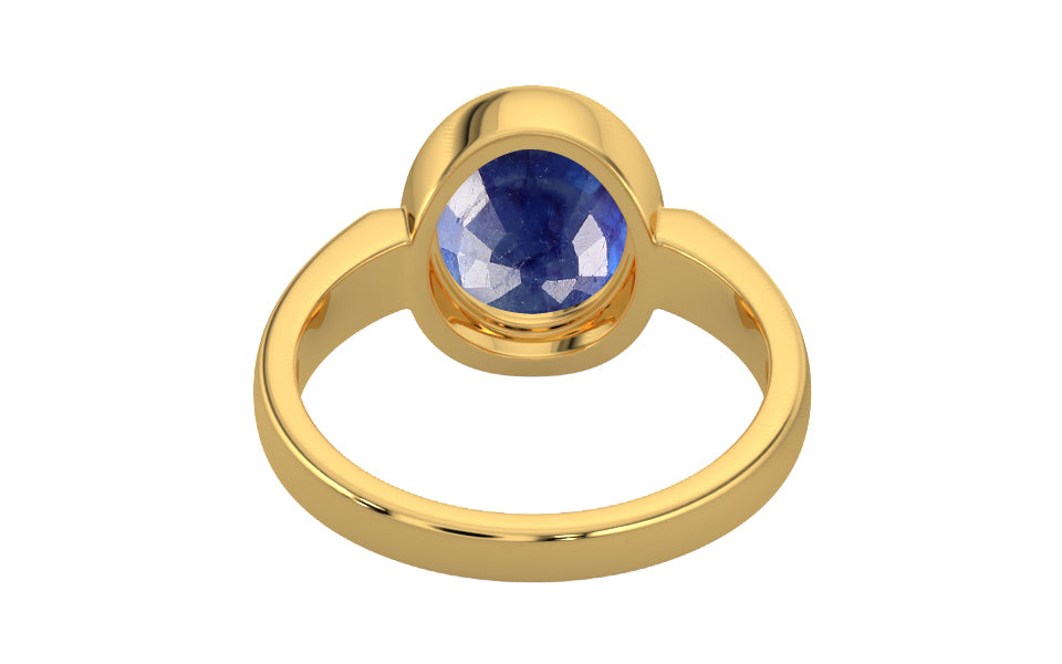 Gold Thailand Blue Sapphire Ring Prime Quality (R6)
