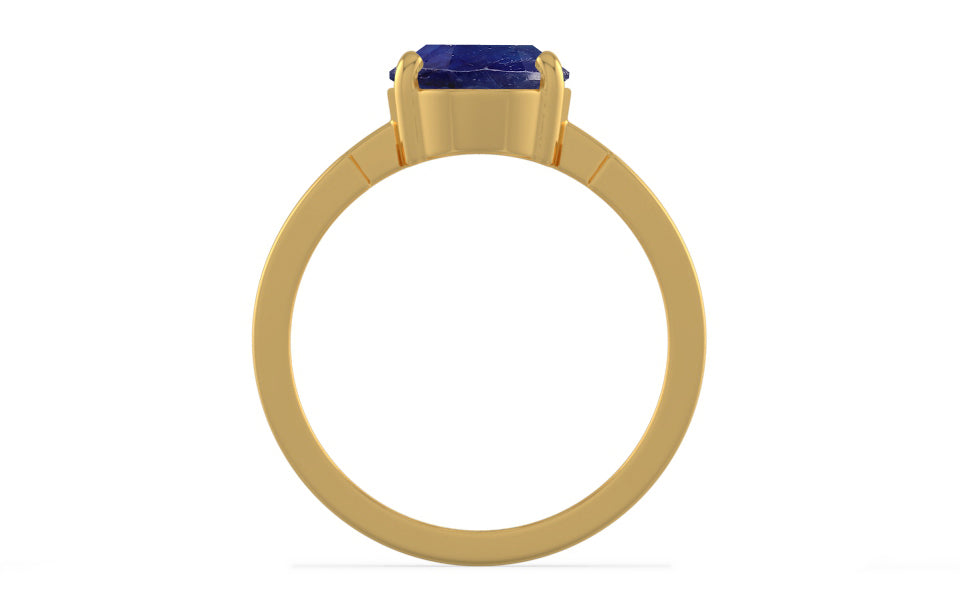 Gold Thailand Blue Sapphire Ring Prime Quality (R8)