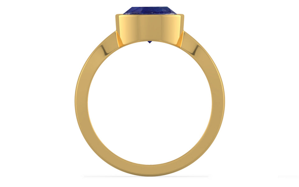 Gold Thailand Blue Sapphire Ring Prime Quality (R9)