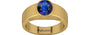 Gold Thailand Blue Sapphire Ring Rare Quality (R10)