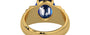 Gold Thailand Blue Sapphire Ring Rare Quality (R4)