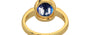 Gold Thailand Blue Sapphire Ring Rare Quality (R6)