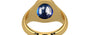 Gold Thailand Blue Sapphire Ring Rare Quality (R7)