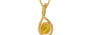 Gold Thailand Yellow Sapphire Pendant Fine Quality (P1)