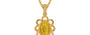 Gold Thailand Yellow Sapphire Pendant Fine Quality (P3)