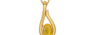 Gold Thailand Yellow Sapphire Pendant Fine Quality (P9)