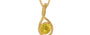 Gold Thailand Yellow Sapphire Pendant Limited Quality (P1)
