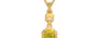 Gold Thailand Yellow Sapphire Pendant Limited Quality (P6)