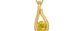 Gold Thailand Yellow Sapphire Pendant Limited Quality (P9)