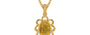 Gold Thailand Yellow Sapphire Pendant Prime Prime Quality (P3)