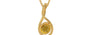 Gold Thailand Yellow Sapphire Pendant Prime Quality (P1)