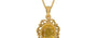 Gold Thailand Yellow Sapphire Pendant Prime Quality (P5)